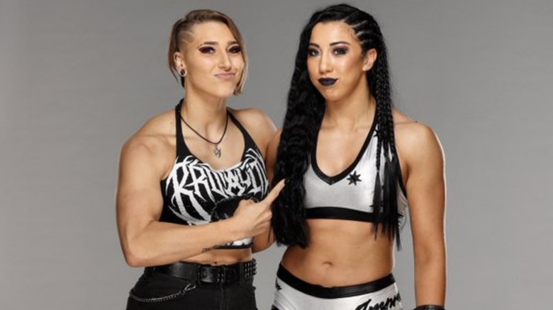 Rhea Ripley and Indi Hartwell