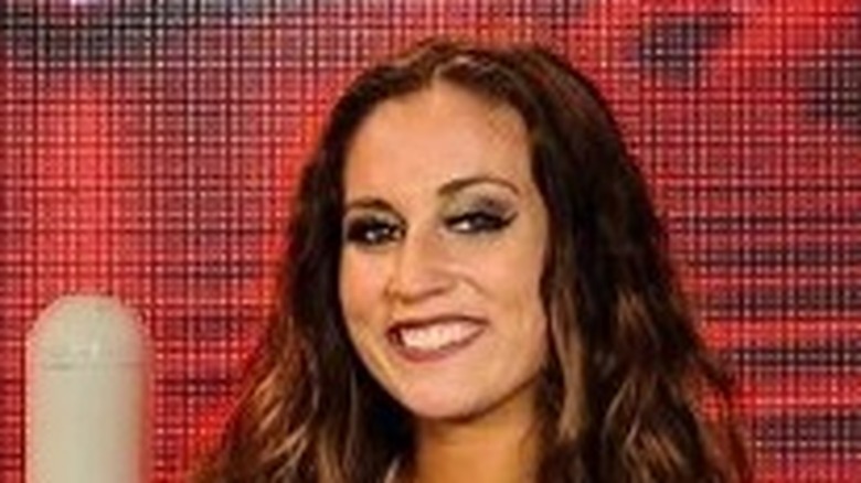 Katie Arquette Backstage On WWE Raw