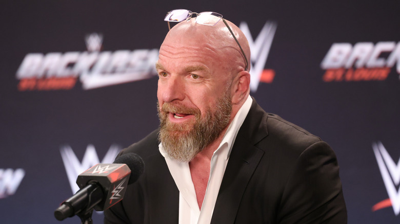 Triple H and WWE Backlash post-show press conference