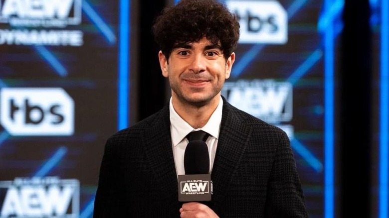 Tony Khan smiling 