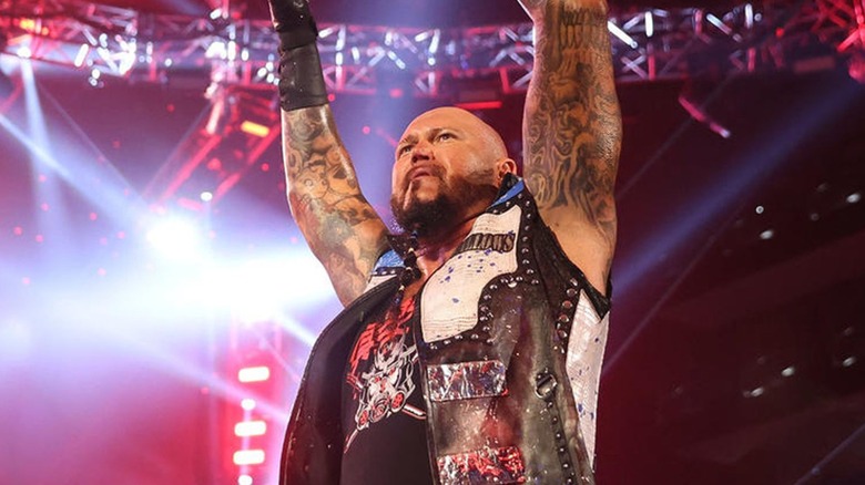 Luke Gallows in the WWE ring 