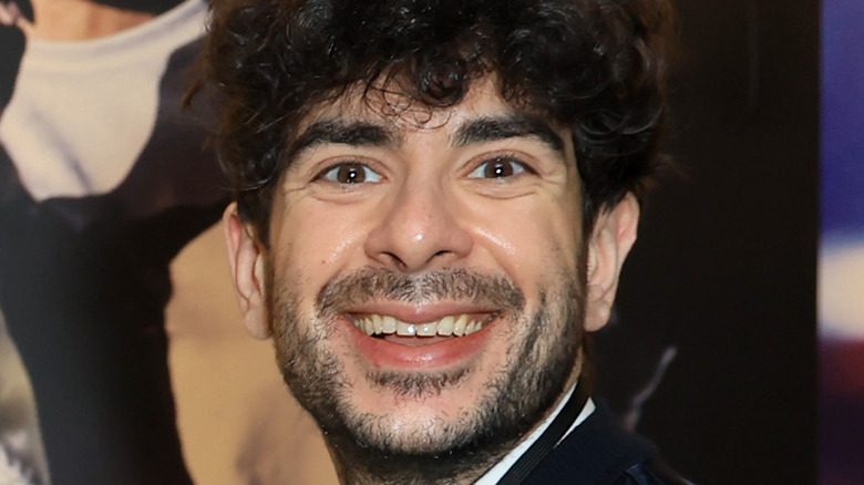 Tony Khan smiling