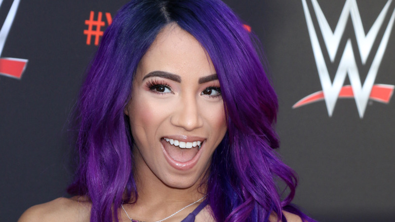 Sasha Banks at WWE Emmy FYC event