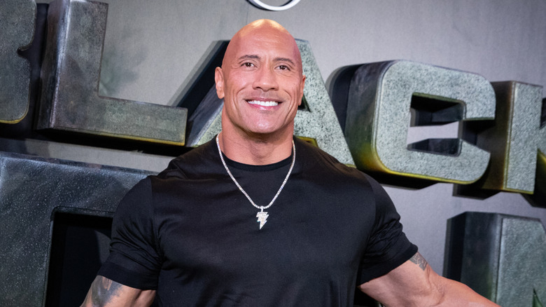 Actor Dwayne Johnson attends the 