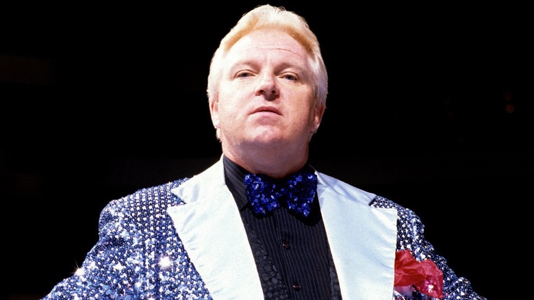 Bobby "The Brain" Heenan in a shiny jacket