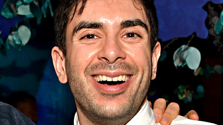 Tony Khan smiling