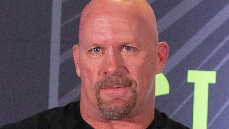 "Stone Cold" Steve Austin staring ahead