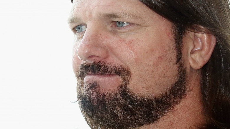 AJ Styles in deep thought