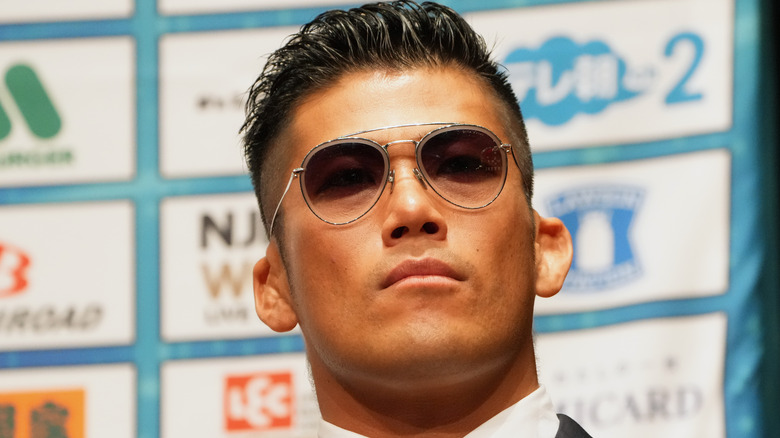 SANADA in sunglasses