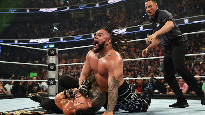 Jacob Fatu put Roman Reigns in a Tongan Death Grip
