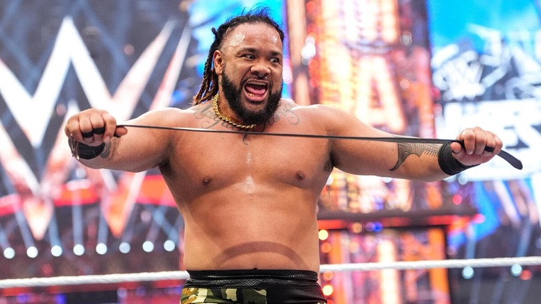 Jacob Fatu in the ring at WrestleMania 42