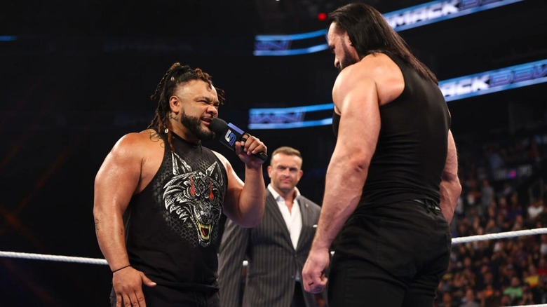 Jacob Fatu speaking on WWE SmackDown