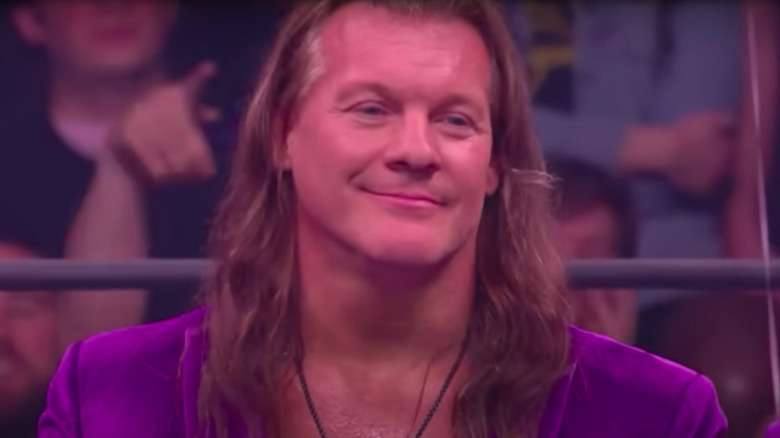 Chris Jericho smirking