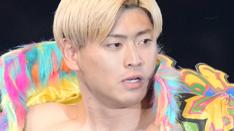 Kaito Kiyomiya looks away