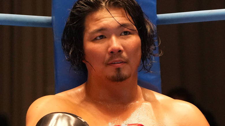 Jake Lee seated
