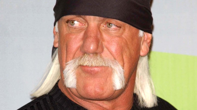 Hulk Hogan in a black bandana