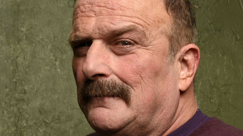 Jake Roberts staring