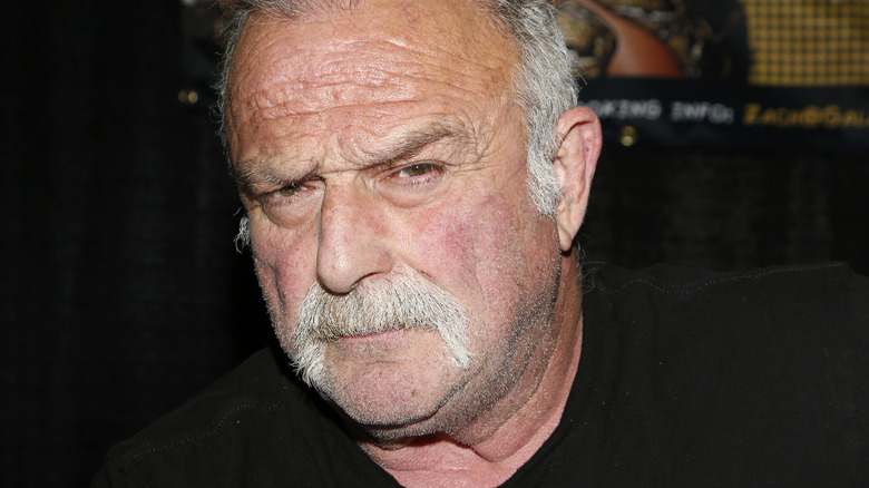 Jake "The Snake" Roberts glaring