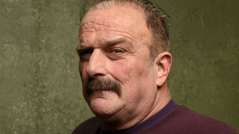 Jake Roberts staring