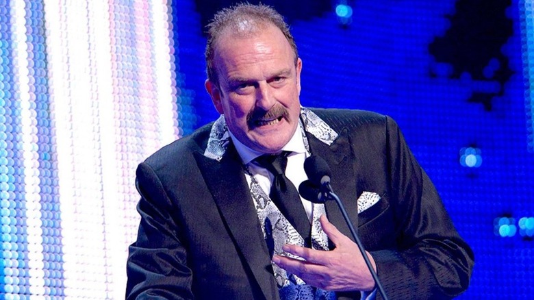 Jake Roberts being inducted into WWE Hall of Fame