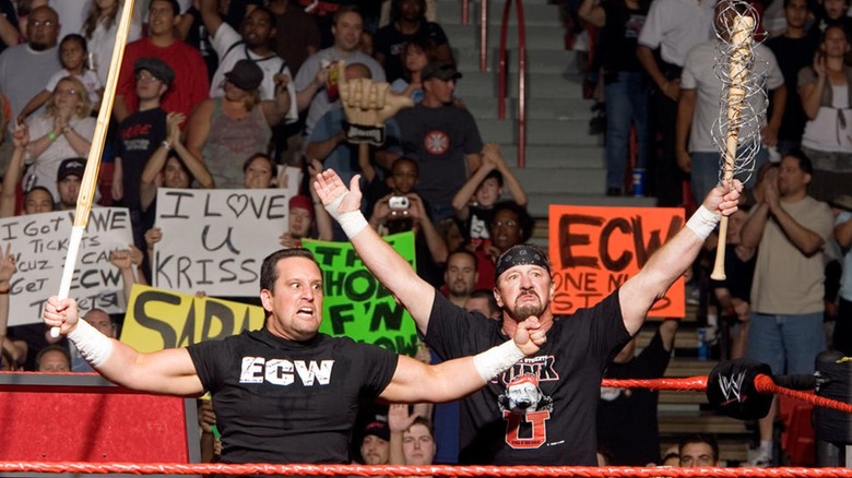 Terry Funk And Tommy Dreamer In A WWE Ring