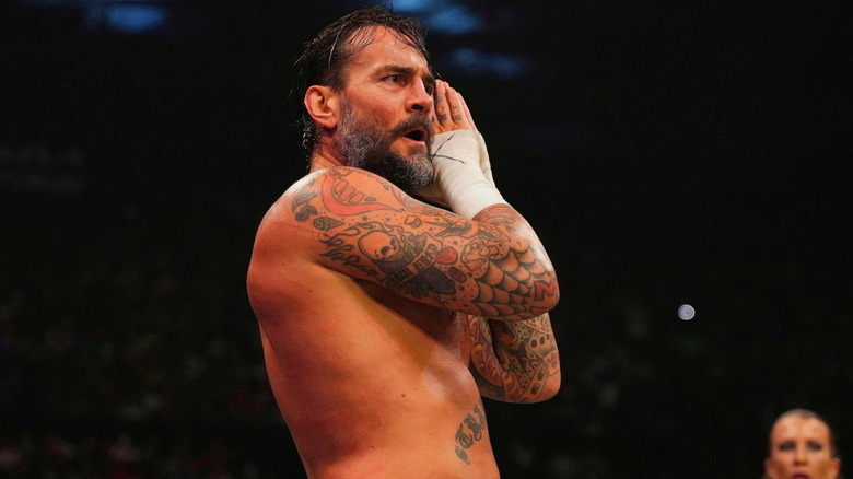 CM Punk does "Go To Sleep" pose