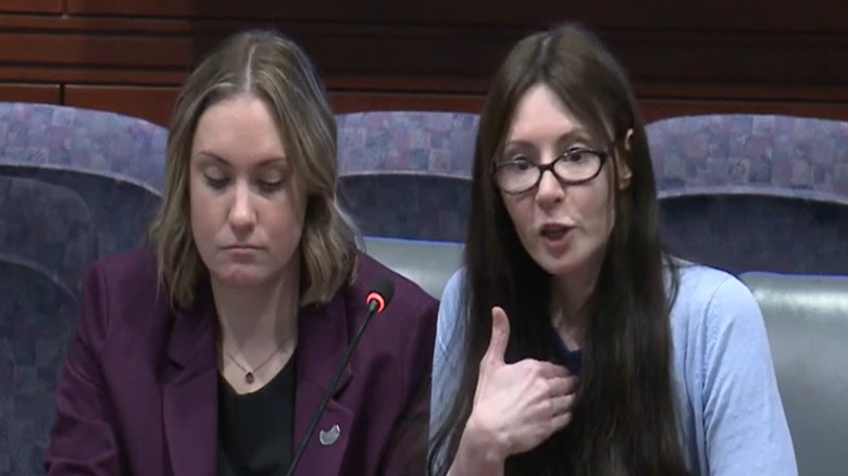 Janel Grant testifies alongside Erica Nolan