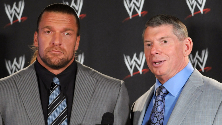 Triple H and Vince McMahon