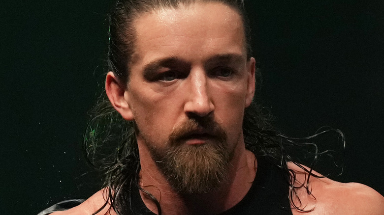 Jay White staring