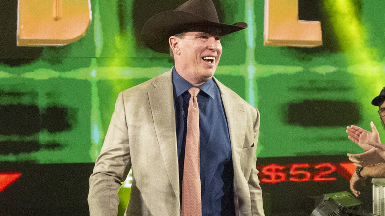 JBL wearing a cowboy hat