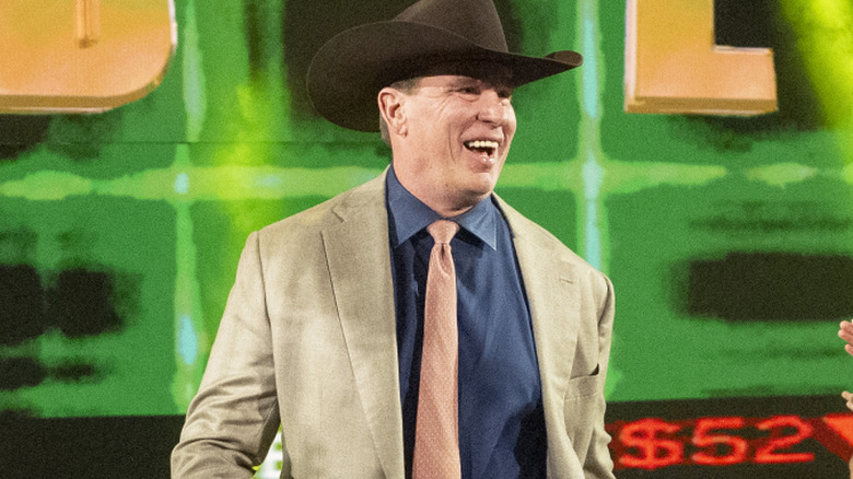 JBL wearing a cowboy hat