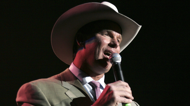 John 'Bradshaw' Layfield speaking during the Country Takes New York City - American Freedom Festival - Show.