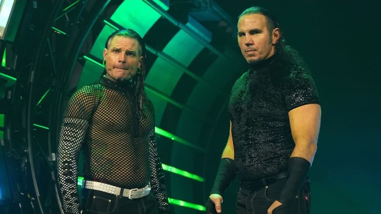 Jeff and Matt Hardy during their AEW run together.