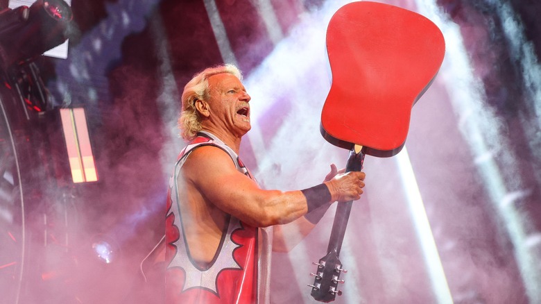 Jeff Jarrett during his AEW entrance