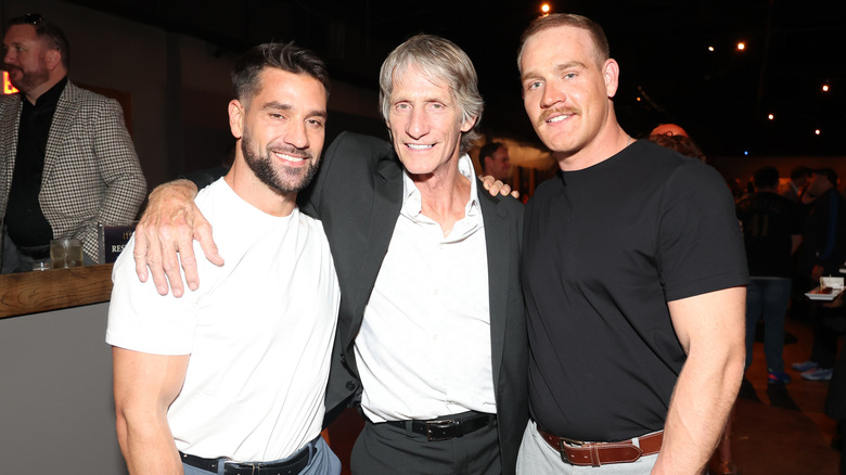 Ross, Kevin, and Marshall Von Erich smiling