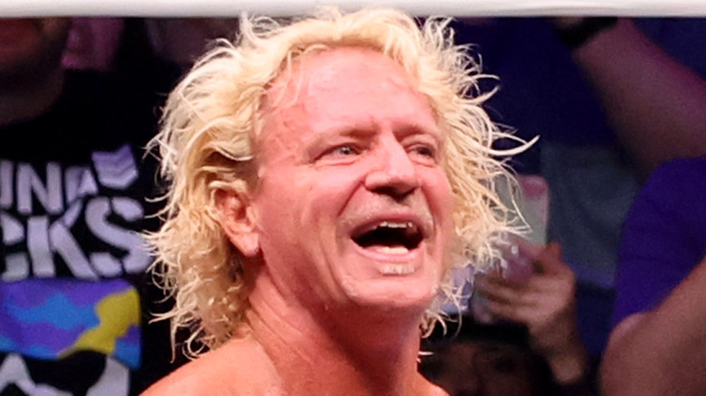 Jeff Jarrett with mouth open