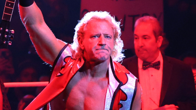 Jeff Jarrett with a long face