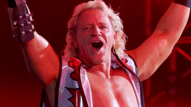 Jeff Jarrett making his entrance