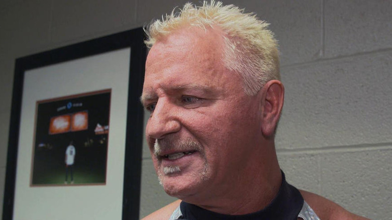 Jeff Jarrett being interviewed