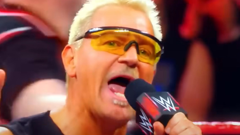 Jeff Jarrett sunglasses  microphone