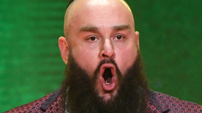 Braun Strowman shouting 