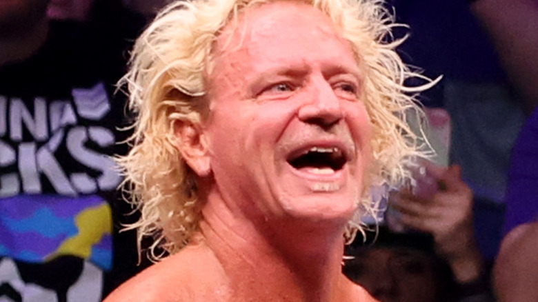 Jeff Jarrett with mouth open