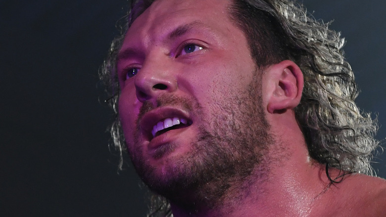 Kenny Omega with his mouth open