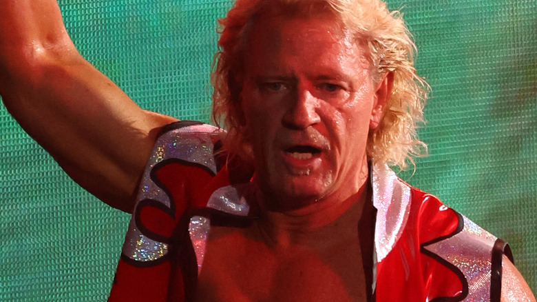 Jeff Jarrett looks away