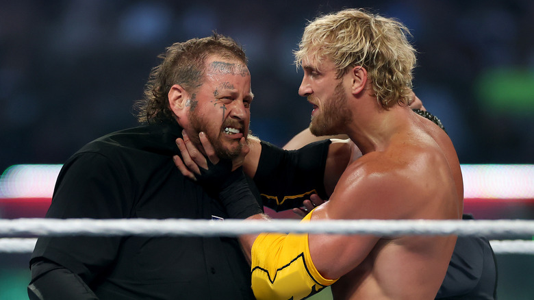Jelly Roll y Logan Paul en WWE SummerSlam