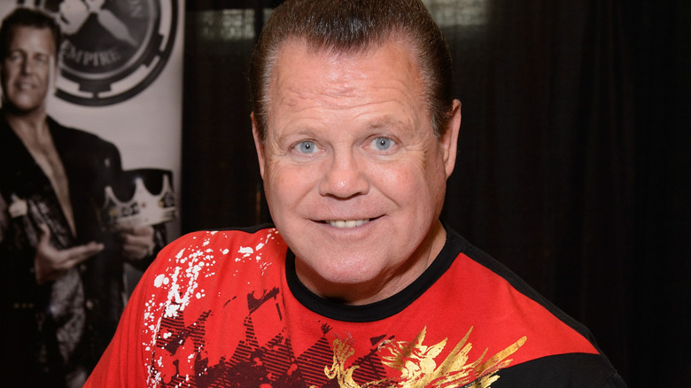 Jerry Lawler is smiling