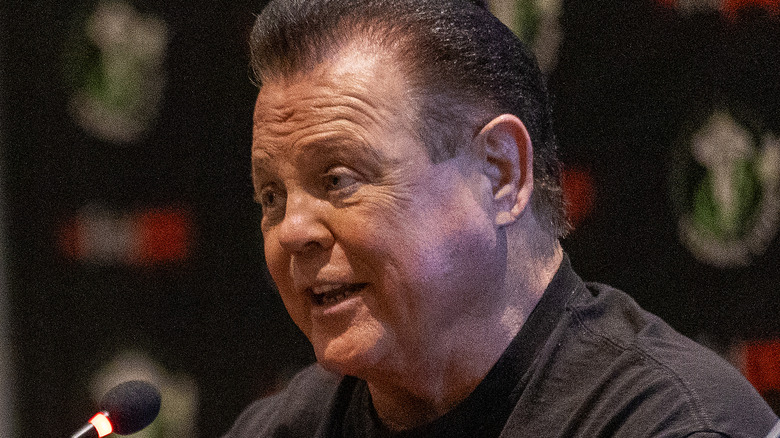 Jerry Lawler speaking at a convention