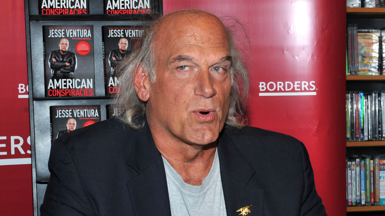 jesse ventura soeaking book event