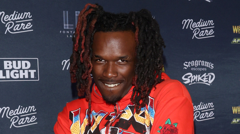 Je'Von Evans at the premiere of WrestleMania After Dark