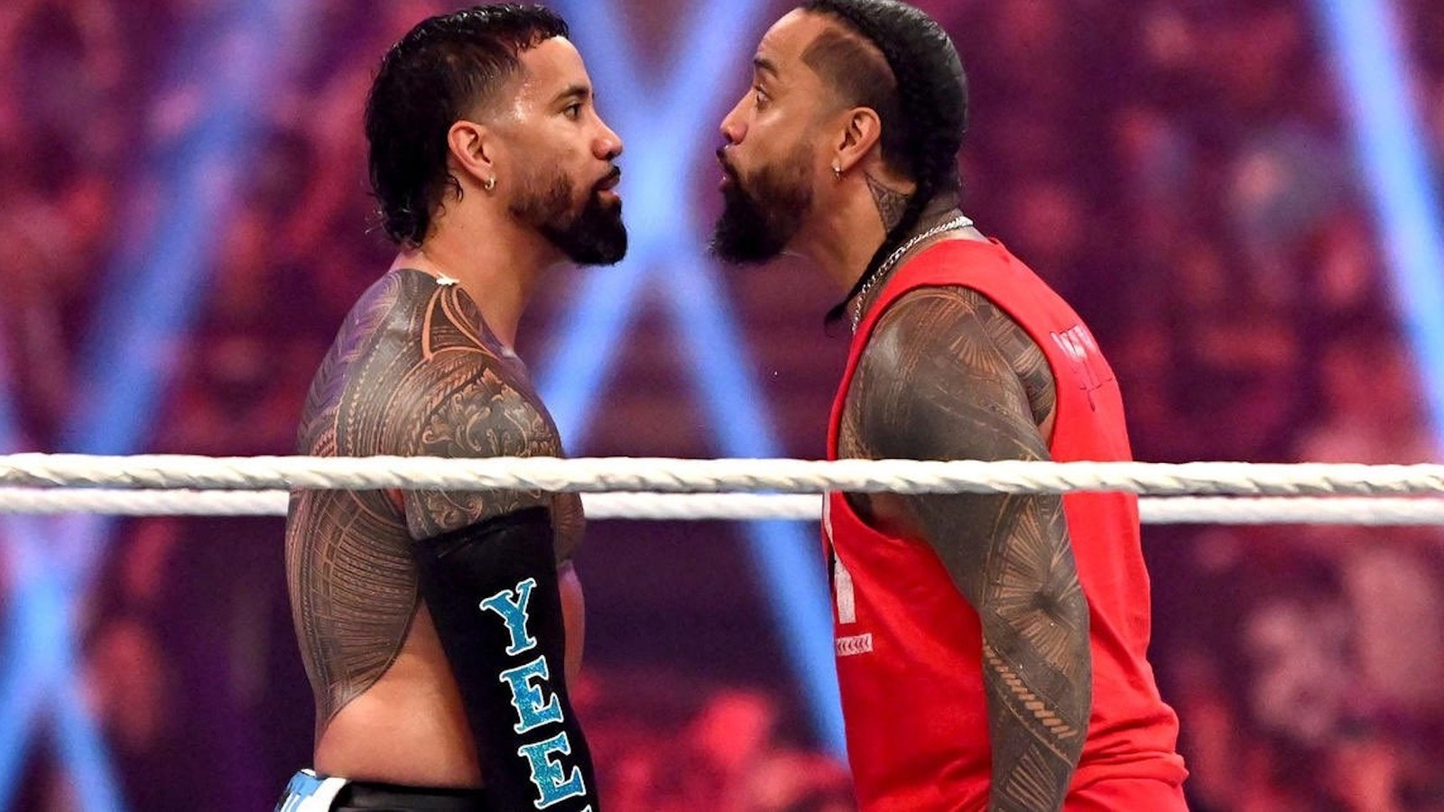 Jey Uso Defeats Twin Brother Jimmy With Lil Wayne By His Side At WWE WrestleMania 40